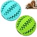 Sunglow 2 Pack Dog Toy BallNontoxic Bite Resistant Teething Toys Balls for SmallMediumLarge Dog and Puppy Cat Dog Pet Food Treat Feeder Chew Tooth Cleaning Ball Exercise Game IQ Training - Image 3