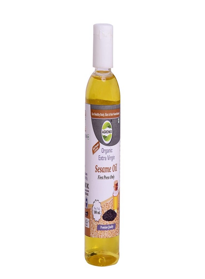 Agronix Pure Hydraulic Cold Press Extra Virgin Combo of Castor, Sesame & Olive Oil for Hair & Skin (100 ML Each) - Image 2