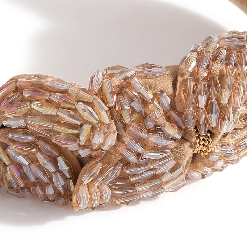 SOHI Brown Hair Band for Women and Girls Plastic Headband Head Jewellery Fancy Hair Band - Image 5