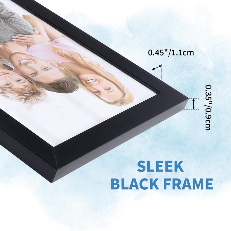 WIFTREY 18 Pack 4x6 Picture Frame Black  4 x 6 Photo Frames Bulk for Wall Hanging or Tabletop Display - Image 3