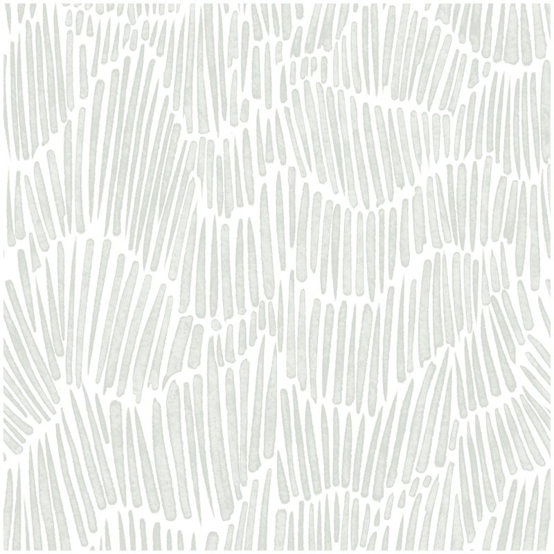 Theper Green Wallpaper 17.3"Ã—78.8" Modern Striped Peel and Stick Wallpaper Boho Self Adhesive Removable Wall Paper for Bedroom Waterproof Vinyl White and Green Contact Paper - Image 1