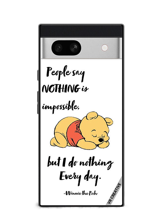 VR CREATIVE Protective Case Cover For Google Pixel 7a Nothing Winnie Design Multicolour - Image 1
