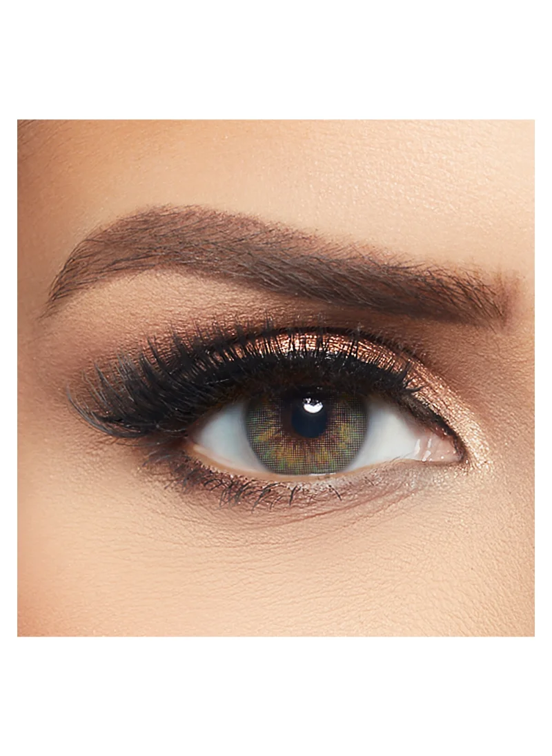 Layala Layala by eyewa Unisex Adult Colored Contact Lenses, Willow Green (Pack of 2)