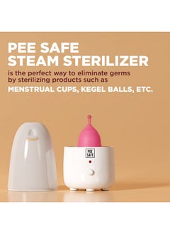 PEESAFE Pee Safe Menstrual Cups For Women | Medium Size With Menstrual Cup Sterilizer | Clean Your Menstrual Cup Hassle Free In Just 5 Minutes, Kills 99.9% Of Germs  - Image 5