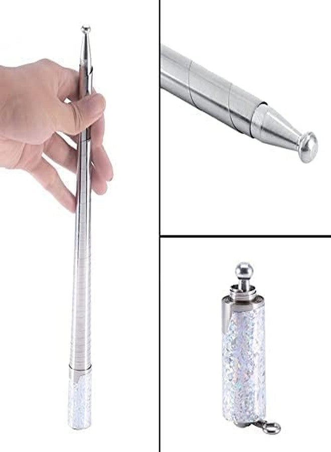 COYRASTH Magic Stick Silver Appearing Cane Metal Steel Stick Stretchable Extendable Stick Magical Pocket Stick Staff for Girls Boys Adult - Image 3