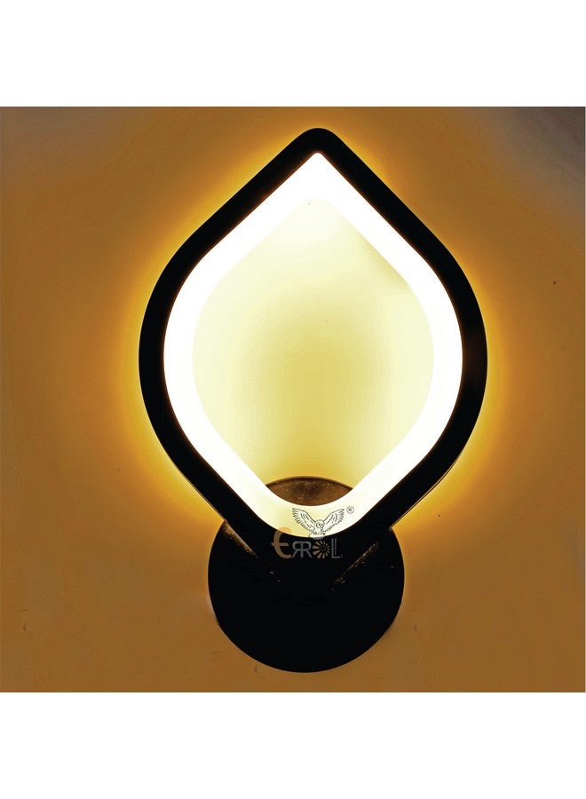 Errol Black Body Wall Lights, Stylish Wall lamp | Wall Light | Wall lamp for Living Room | Fancy Lights for Wall, Bedroom, Home Decoration, Color-Warm White (Almond) - Image 1