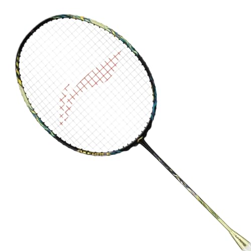 Li-Ning AXForce 100 Badminton Racquet – 4U G5, Unstrung | Power-Loaded Attack Frame | Black/Gold | for Professional & Advanced Offensive Players - Image 2