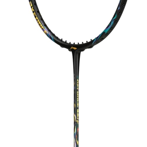 Li-Ning AXForce 100 Badminton Racquet – 4U G5, Unstrung | Power-Loaded Attack Frame | Black/Gold | for Professional & Advanced Offensive Players - Image 3