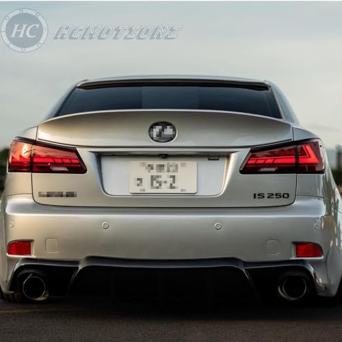 HCMOTIONZ HCmotion Tail lights Assembly for 2006-2013 Lexus Sedan XE20/IS250/IS350/ISF, Tail Lamp With Start UP Animation LED DRL light & Sequential Turn Signal,Plug-and-play, LED Tail Lights Replacement - Image 2