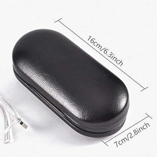 alladaga 2 in 1 Double Use Portable Glasses Case Set Compatible with Contact Lens and Eyeglasses Case - Image 3