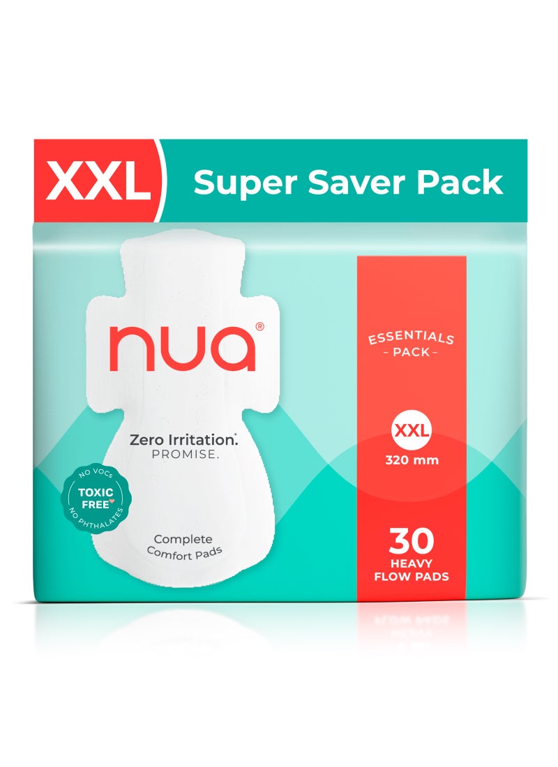 Nua Complete Comfort Sanitary Pads | Super Saver - Image 1