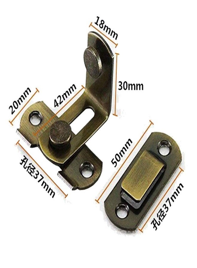 dingchi 90 Degree Right Angle Door Latch Hasp Bending Latch Buckle Bolt Sliding Lock Barrel Bolt with Screws for Doors and Windows - Image 2