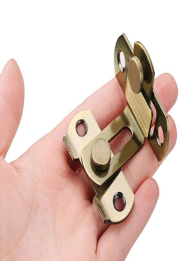 dingchi 90 Degree Right Angle Door Latch Hasp Bending Latch Buckle Bolt Sliding Lock Barrel Bolt with Screws for Doors and Windows - Image 3