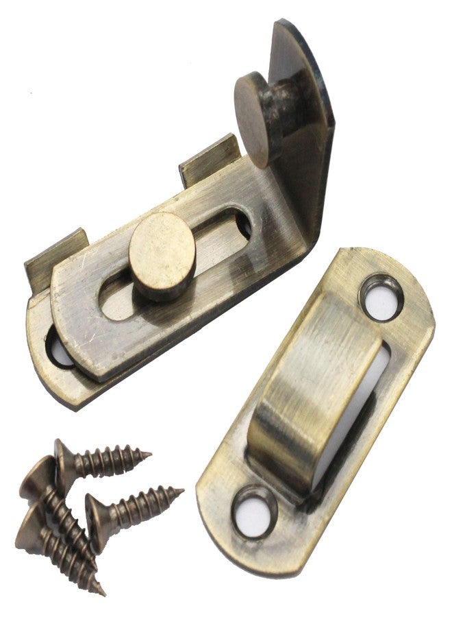dingchi 90 Degree Right Angle Door Latch Hasp Bending Latch Buckle Bolt Sliding Lock Barrel Bolt with Screws for Doors and Windows - Image 5