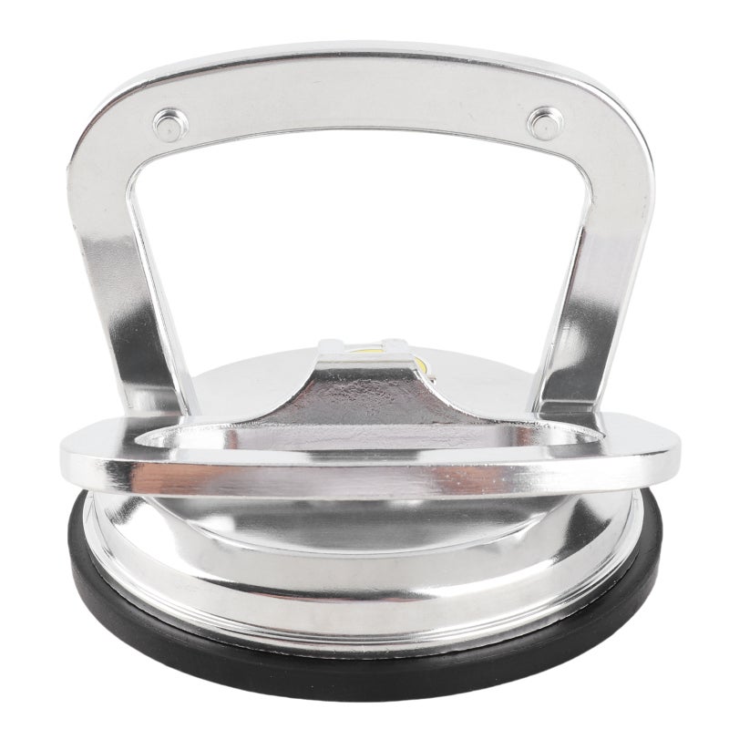 Manual Suction Cup: 50kg/110.2lbs Horizontal Suction - Superior Aluminum Alloy Die-Casting Core High-Density Abrasion-Resistant Rubber Chassis Vacuum Suction Tool for Smooth Surfaces, Glass, Ceramic T - Image 2