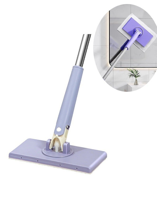 360° Rotating Mop,Hands-Free Mini Mop Compatible with Face Towels - Multi Functional Mini Fully Automatic Face Towel Mop - Image 1