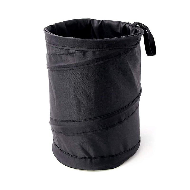 AISIBO Collapsible Car Trash Can Oxford Cloth Material 79 Gallon Capacity Black Color Portable Garbage Bin