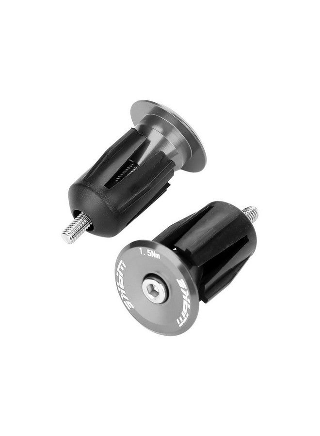 Aosiyp Bar End Plugs Handlebar End Caps1 Pair Aluminum Alloy Bike Ycle Handlebar Handle Grip Bar End Plug Cap Parts(Color) - Image 1