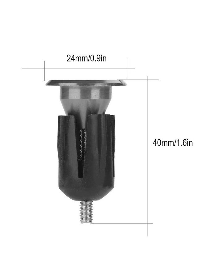 Aosiyp Bar End Plugs Handlebar End Caps1 Pair Aluminum Alloy Bike Ycle Handlebar Handle Grip Bar End Plug Cap Parts(Color) - Image 4