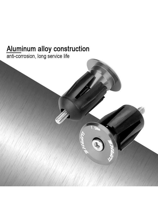 Aosiyp Bar End Plugs Handlebar End Caps1 Pair Aluminum Alloy Bike Ycle Handlebar Handle Grip Bar End Plug Cap Parts(Color) - Image 5