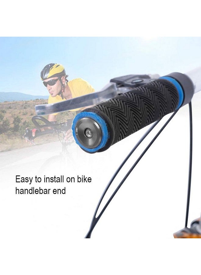 Aosiyp Bar End Plugs Handlebar End Caps1 Pair Aluminum Alloy Bike Ycle Handlebar Handle Grip Bar End Plug Cap Parts(Color) - Image 3