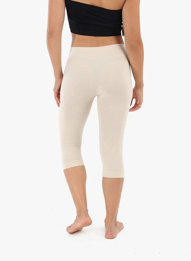 Carina Elastic Waist Pantacourt Legging - Image 3