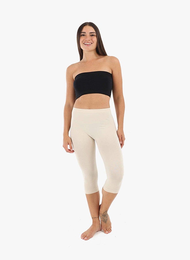 Carina Elastic Waist Pantacourt Legging - Image 5