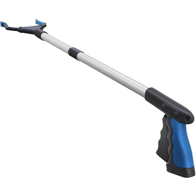FitPlus 2024 Upgrade PowerGrip T9, Grabber Reacher Tool, Wide Jaw, Foldable, Steel Cable, with 96 Grip Points for Firm Grip, 32 with Magnet - Image 1