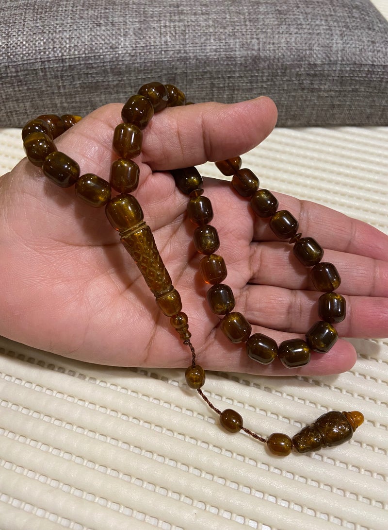 Faturan Prayer Beads For Men 33 Beads Size10mm*11.5mm - Image 1