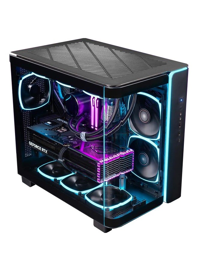 NANOTECH - Blackhawk X Gaming PC - Intel Core i7-14700K Processor, 20 Cores & 28 Threads, Z890 Motherboard, DDR5 64GB (2*32) Ram, 4TB Gen5*4 NVMe 2.0 M.2 2280 SSD,  Nvidia GeForce RTX 4070Ti Super OC Edition 16GB GDDR6X Graphics Card, 3 Fan AIO Liquid Cooler, 1000W 80 Plus Gold Power Supply, Windows 11 Pro | Wi-Fi - Image 1
