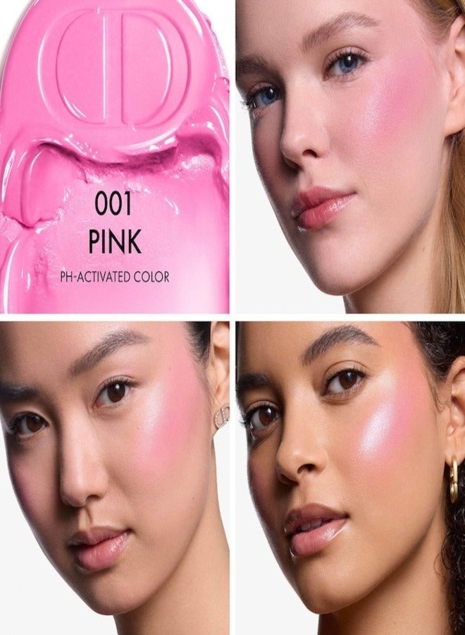 Dior Addict DIOR Rosy Glow Blush Stick 001 Pink – Subtle Cool-Toned Pink Cream Blush for a Natural Flush – 6g | Hydrating, Buildable Color with Radiant Glow Finish  - Image 2