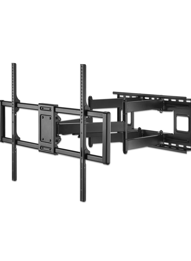 Hamood - Ultra Heavy-Duty XXL Articulating TV Wall Bracket Heavy-Duty Large-Screen Full-Motion TV Wall Mount Holds One 60" to 120" TV up to 120 kg 264 lbs. - Image 1