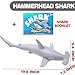 MOEAWS Realistic Giant Hammerhead Shark Toy1516 Inchwith Booklet Soft Plastic Shark Figure Party Decoration Under The Sea Creature Toy Ocean Animal Figure for Kid Boy Girl Toddler Cake Toppers Bath - Image 4