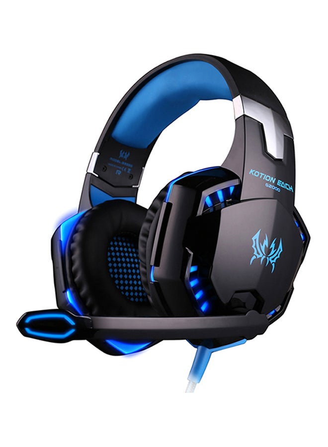 KOTION EACH G2000 Wired Over-Ear Gaming Headset With Mic For PS4/PS5/XOne/XSeries/NSwitch/PC - Image 1