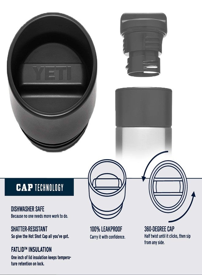 YETI Rambler 12 oz Bottle, Stainless Steel, Vacuum Insulated, with Hot Shot Cap, Stainless - Image 5