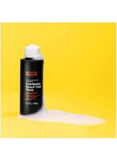 scotch porter Exfoliating Beard Wash & Face Cleanser For Men Travel Friendly : Formulated With Nontoxic Ingredients Free Of Parabens Sulfates & Silicones : Vegan : 217 Oz Bottle  - Image 3