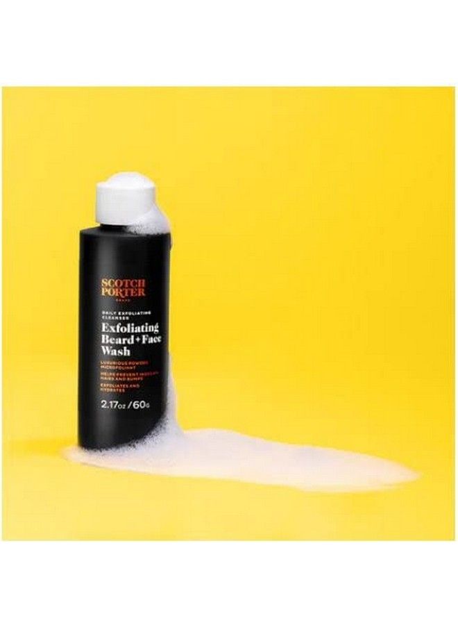 scotch porter Exfoliating Beard Wash & Face Cleanser For Men Travel Friendly : Formulated With Nontoxic Ingredients Free Of Parabens Sulfates & Silicones : Vegan : 217 Oz Bottle - Image 3