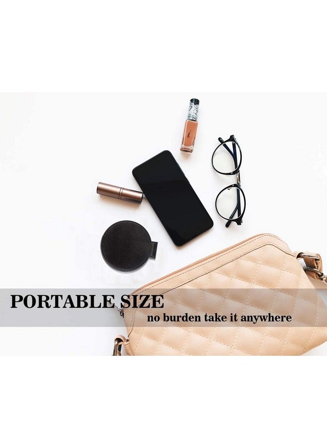 MOMIRA - Compact Mirror Bulk Round Makeup Mirror For Purse, Set Of 3, 2.6"L X 2.37"W (Blue) - Image 1