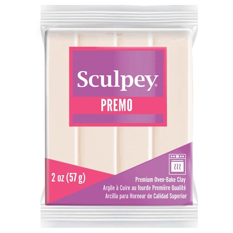 Sculpey Polyform PE022-5310 Polyform Premo Accents Polymer Clay, 2-Ounce, Translucent, White - Image 5