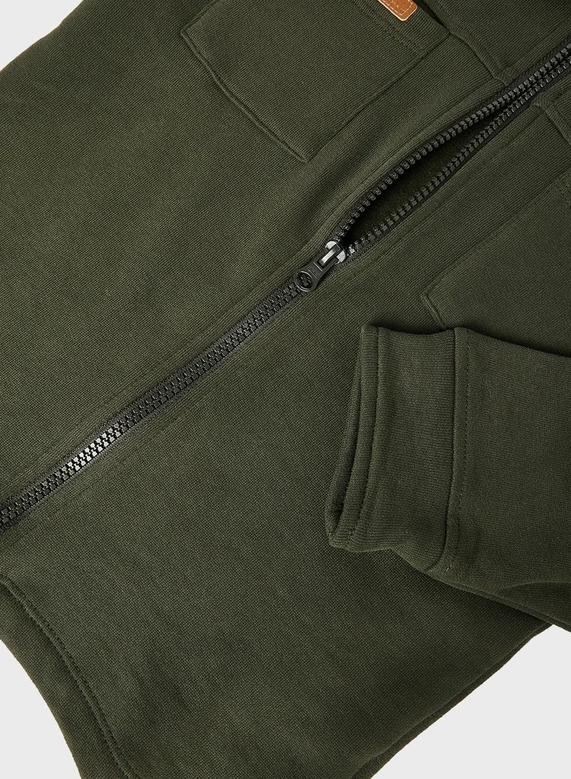 NAME IT Kids Full-Zip Cardigan
