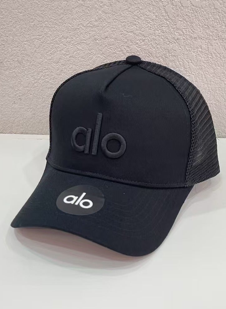 alo Alo embroidered lettering mesh baseball cap