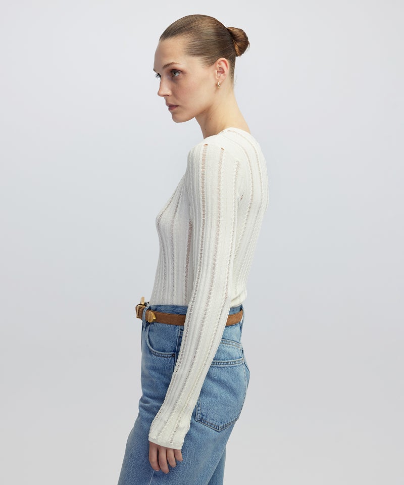 Ipekyol Openwork Knit Top - Image 4