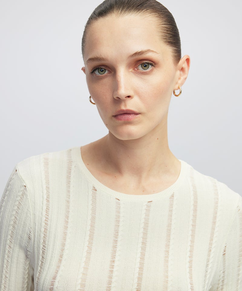 Ipekyol Openwork Knit Top - Image 2
