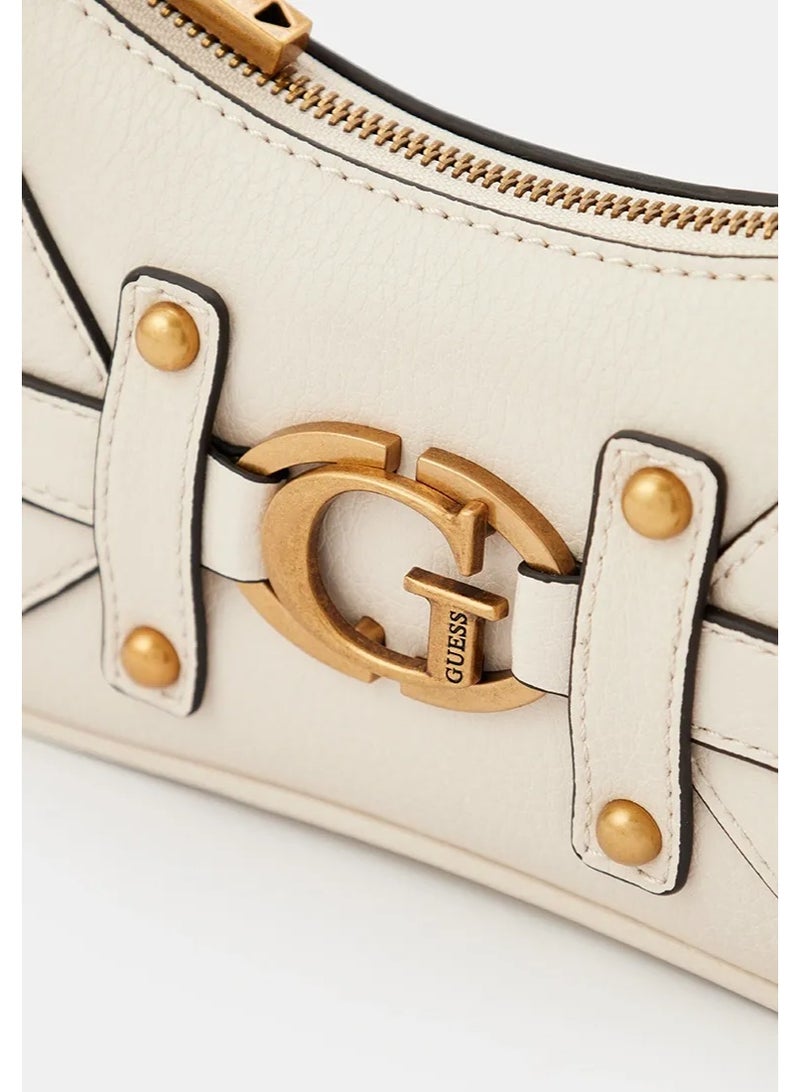 GUESS MINTHA MINI TOP ZIP BAG - Handbag Camera Bag - Image 3