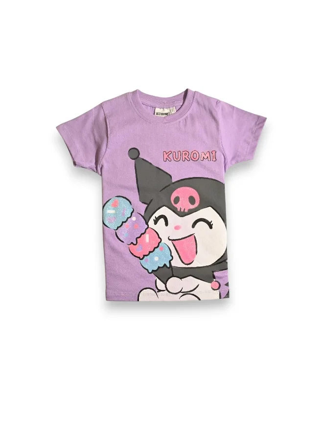 kuromi KUROMI GIRLS SHORT SLEEVE T-SHIRT