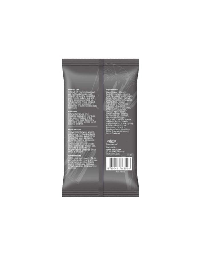 Purederm Charcoal Make Up Remover Cleansing Towelettes ADS 633 - 30pcs  - Image 4