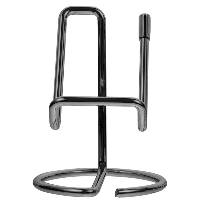Black Metal Iron Art Cell Phone Stand Desktop Holder For Hands Free Viewing - Image 2