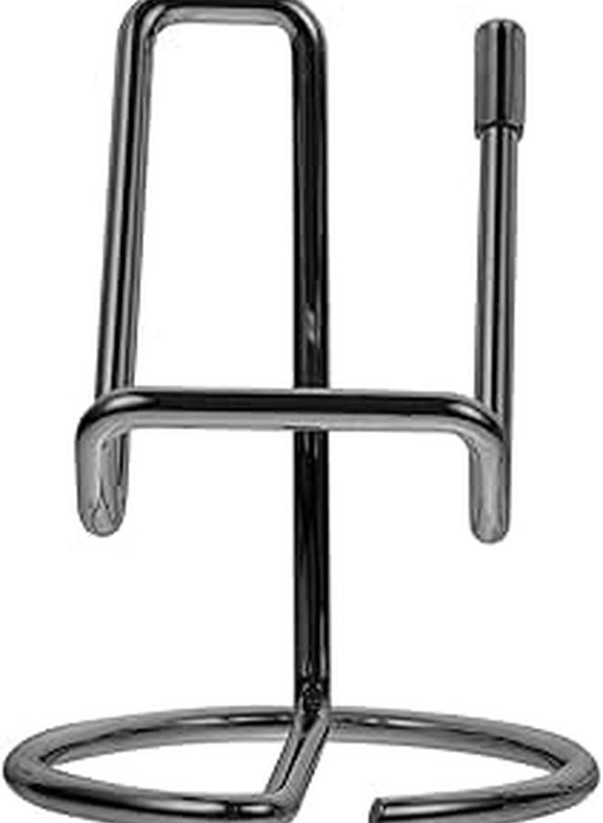 Black Metal Iron Art Cell Phone Stand Desktop Holder For Hands Free Viewing - Image 1