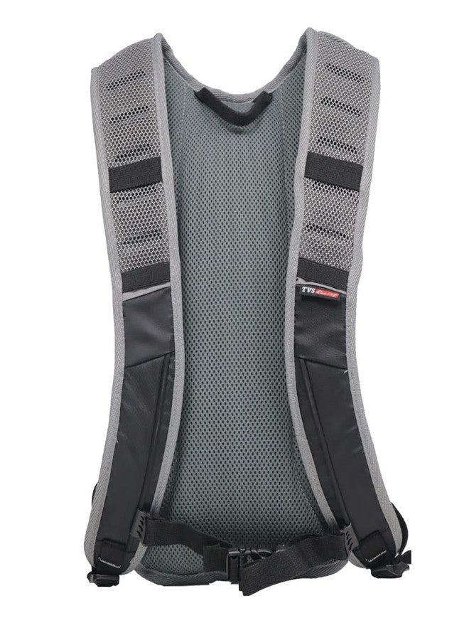 TVS Racing Hydration Bag 3 litres-Premium Hydration Bag for Bikers, Runners, and Trekkers�Includes 2L Hydrapack Shape-Shift Kit-Fully Adjustable-Breathable Design-(Black) - Image 3
