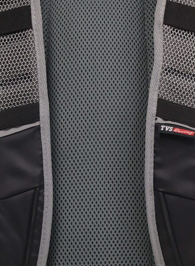 TVS Racing Hydration Bag 3 litres-Premium Hydration Bag for Bikers, Runners, and Trekkers�Includes 2L Hydrapack Shape-Shift Kit-Fully Adjustable-Breathable Design-(Black) - Image 4